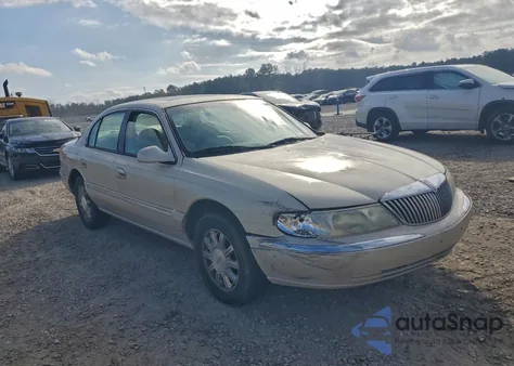 2002 Lincoln Continental z USA, uszkodzony, nr VIN 1LNHM97VX2Y689333